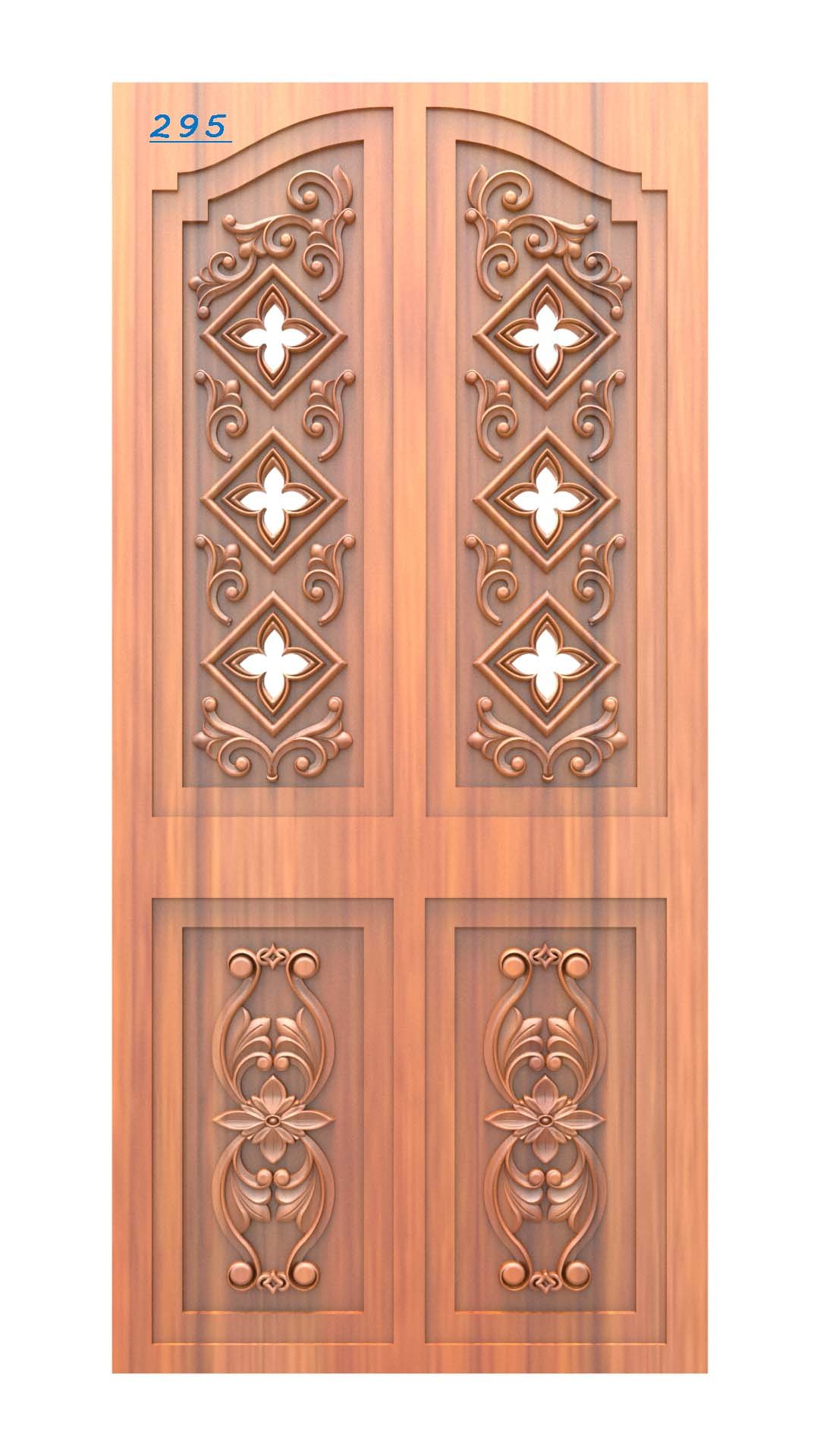 Luxury Wooden Door RLF Design | CNC Ready File