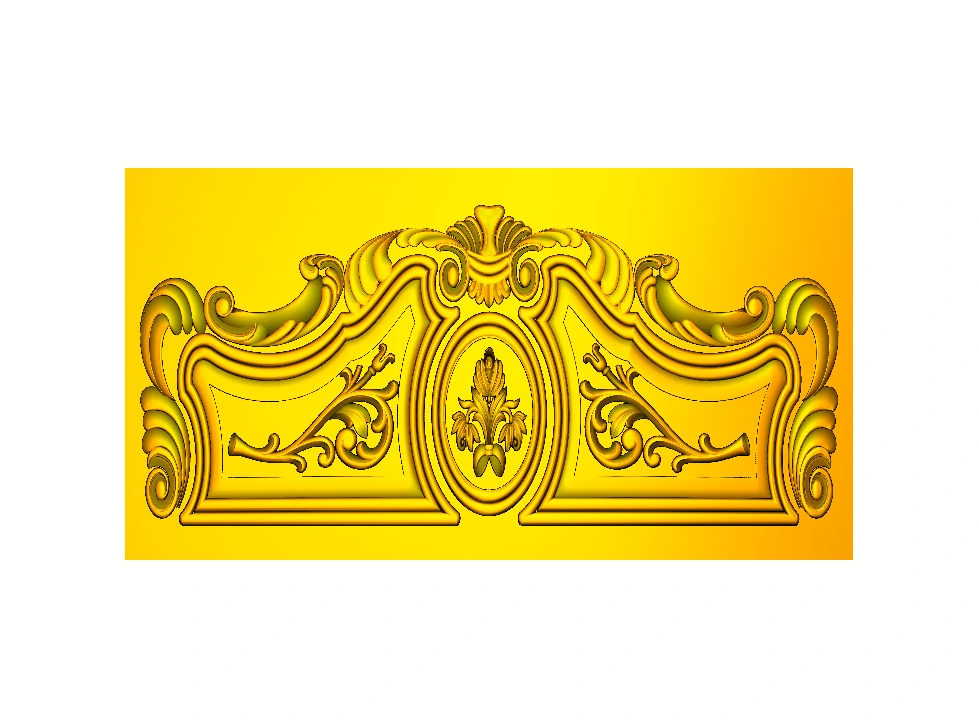 CD - 65 Classic Ornate Furniture Headboard 3D Relief Design