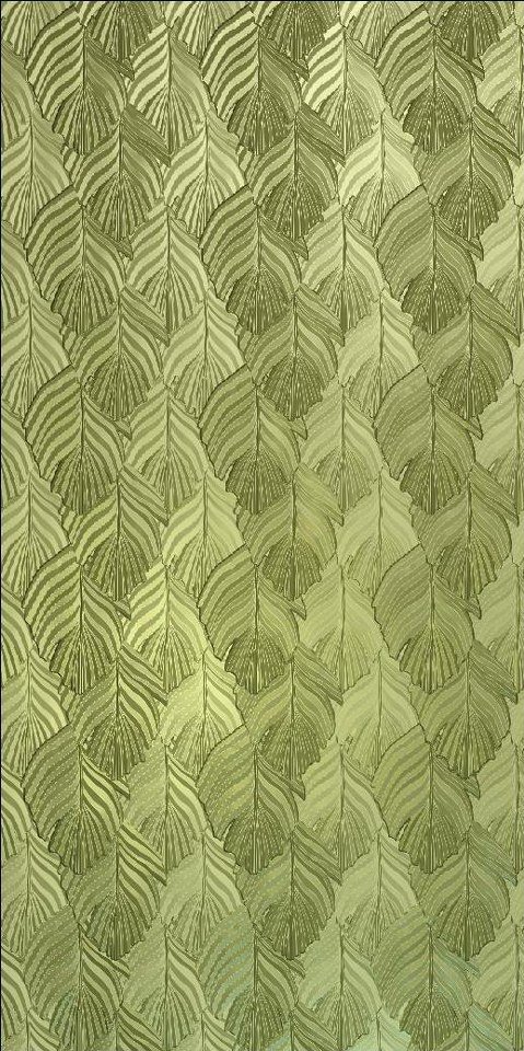 3D Wall Pannel - D-36 Botanical Leaf Pattern Relief Carving Model