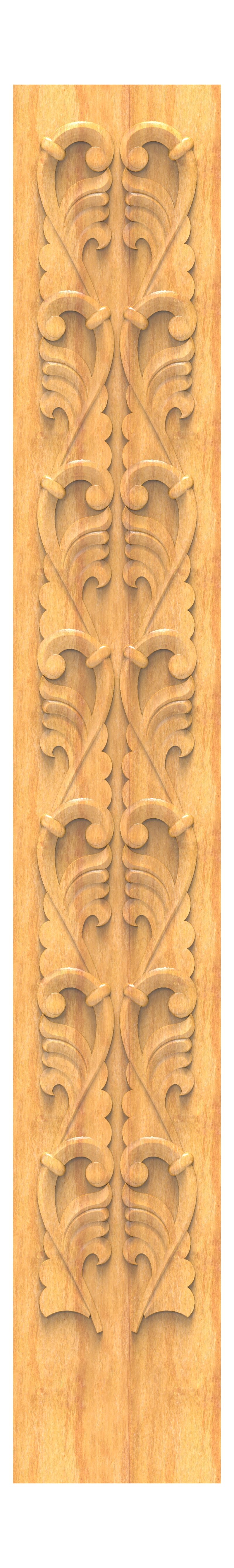 JK FINE BORDER - JKB-09 Classic Floral Scrollwork Decorative Carving