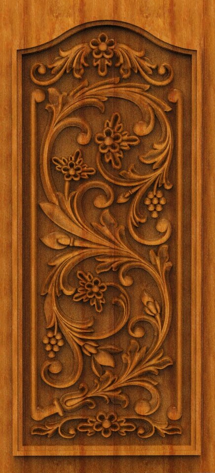 Regal Vintage Door CNC Designer RLF File | Premium 3D Wooden Design