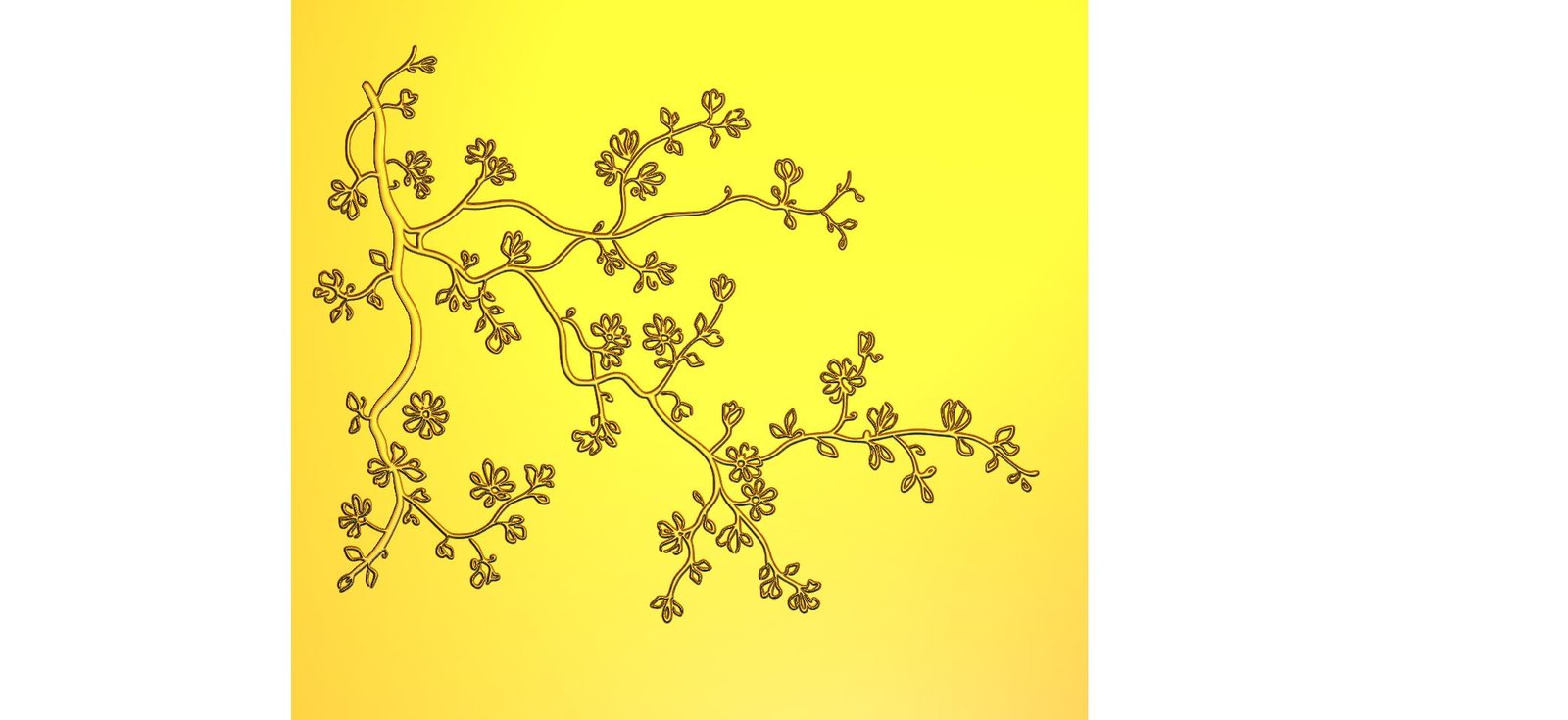 Natural CNC Designer RLF File | 3D Decorative Wood Carving Design
